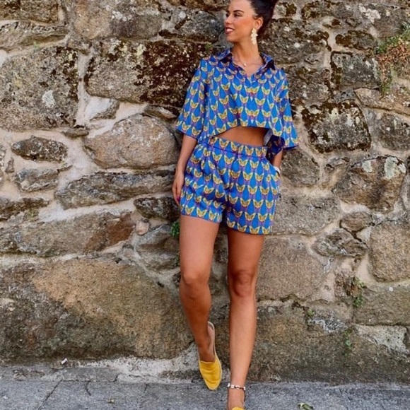 NWT Zara Flowy Satin Shorts - Picture 5 of 8